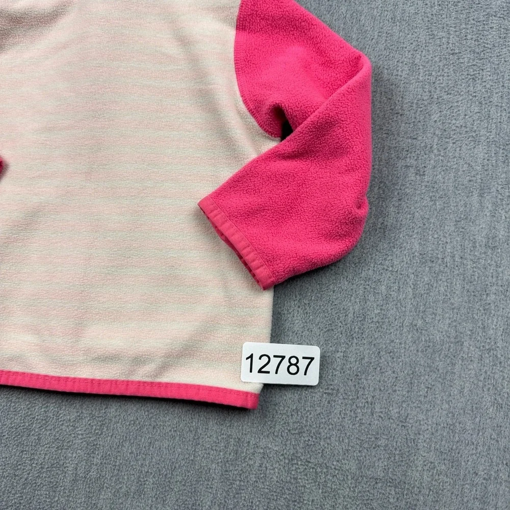 The North Face Jacket Baby Girl 6-12‎ Months Pink Glacier Fleece Hoodie Pullover